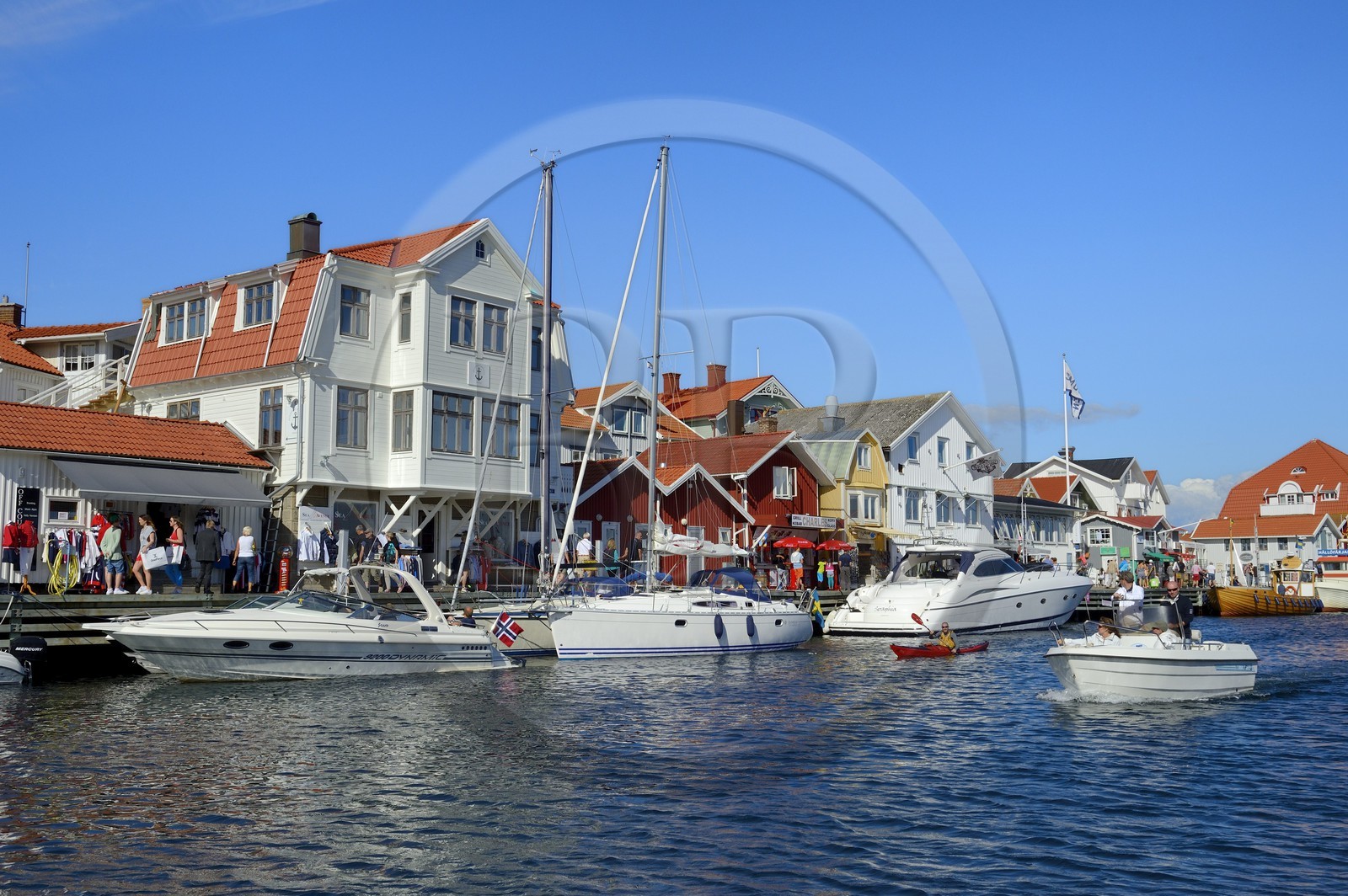 Suède, Västra Götaland, port de Smögen