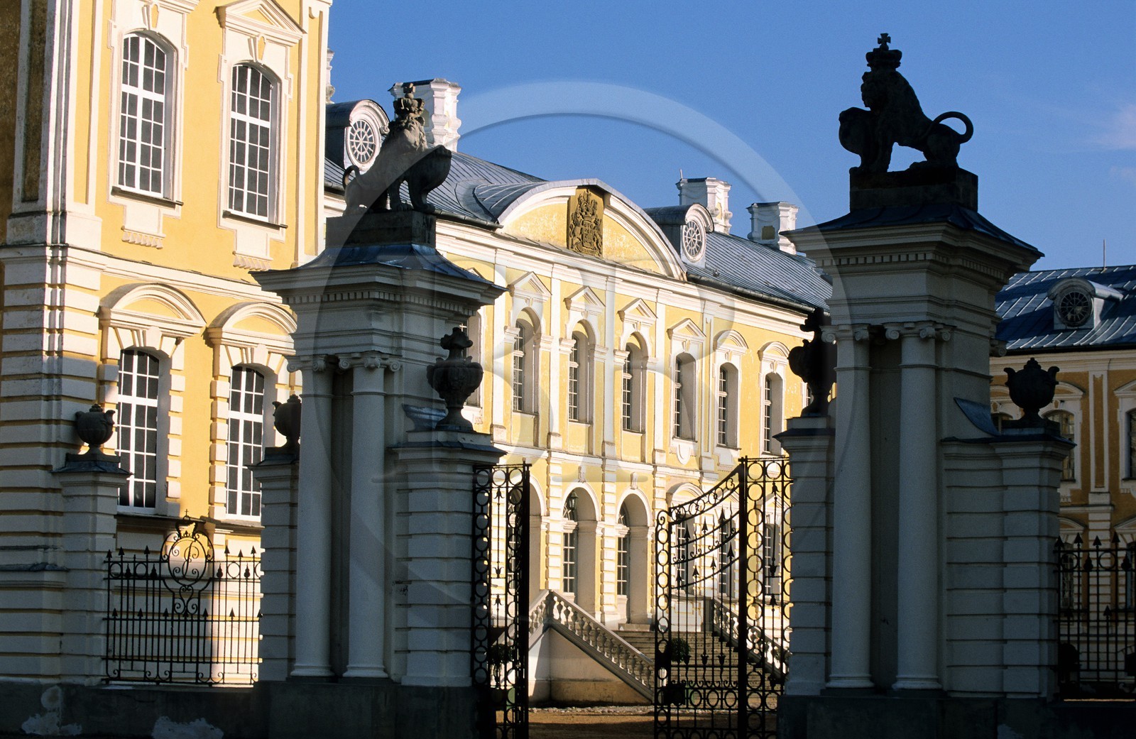 Latvia (Baltic States), the Semigall, Pilsrundale, palace of Rundale by the architect Rastrelli ( Architect of the Hermitage and the Winter palace of St-Petersburg)
