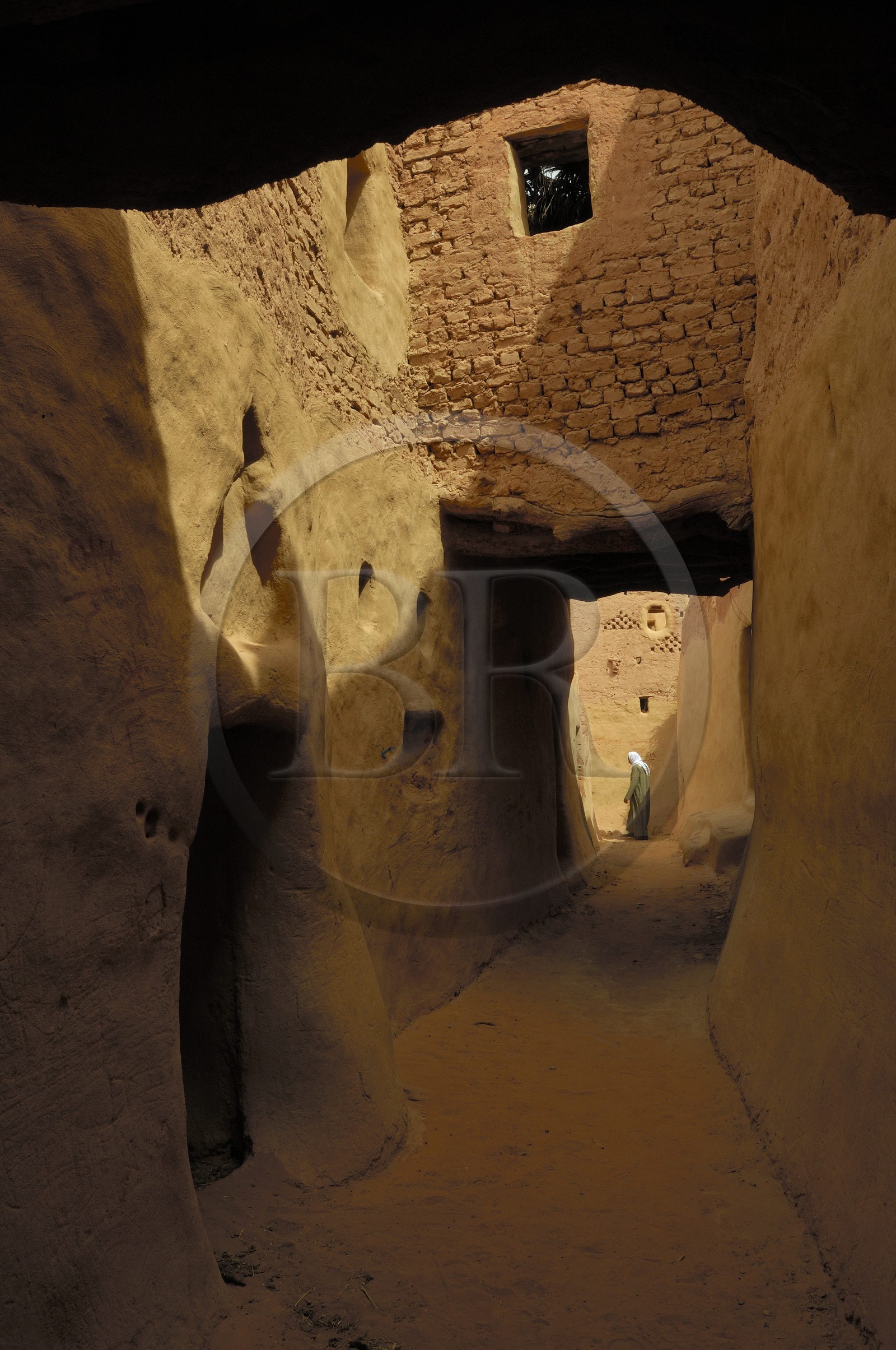 Egypte, désert libyque, oasis de Dakhla, ville de Balat