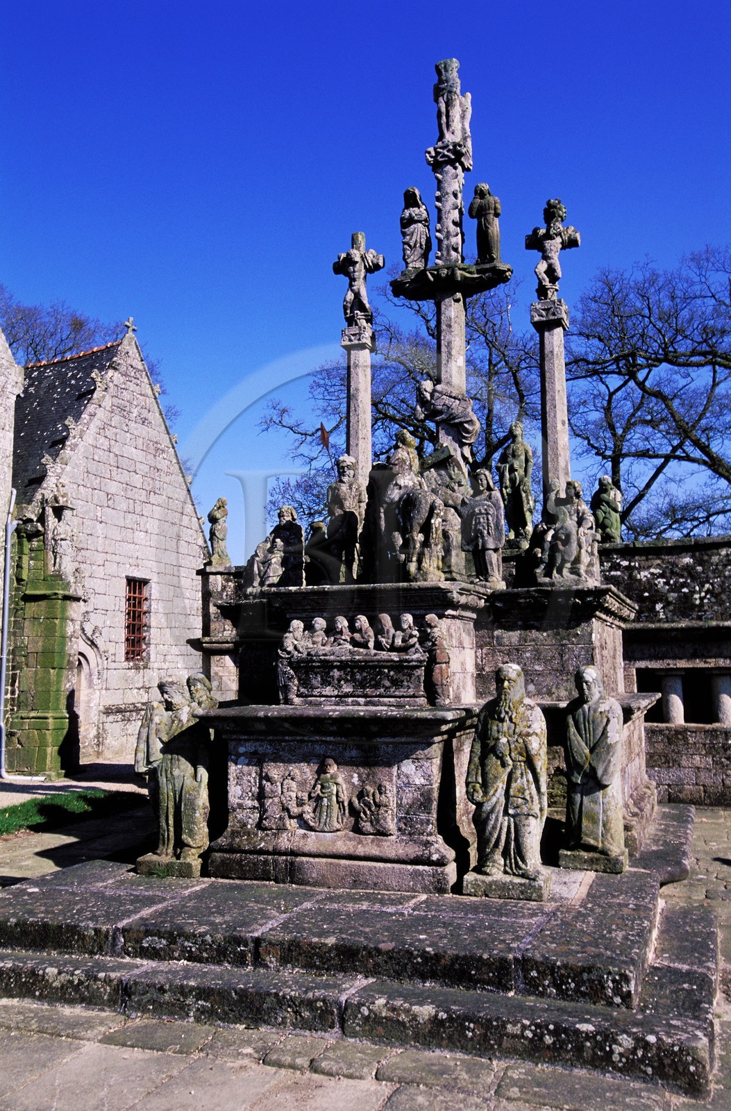 France, Morbihan (56), le calvaire de Guéhenno (1550)