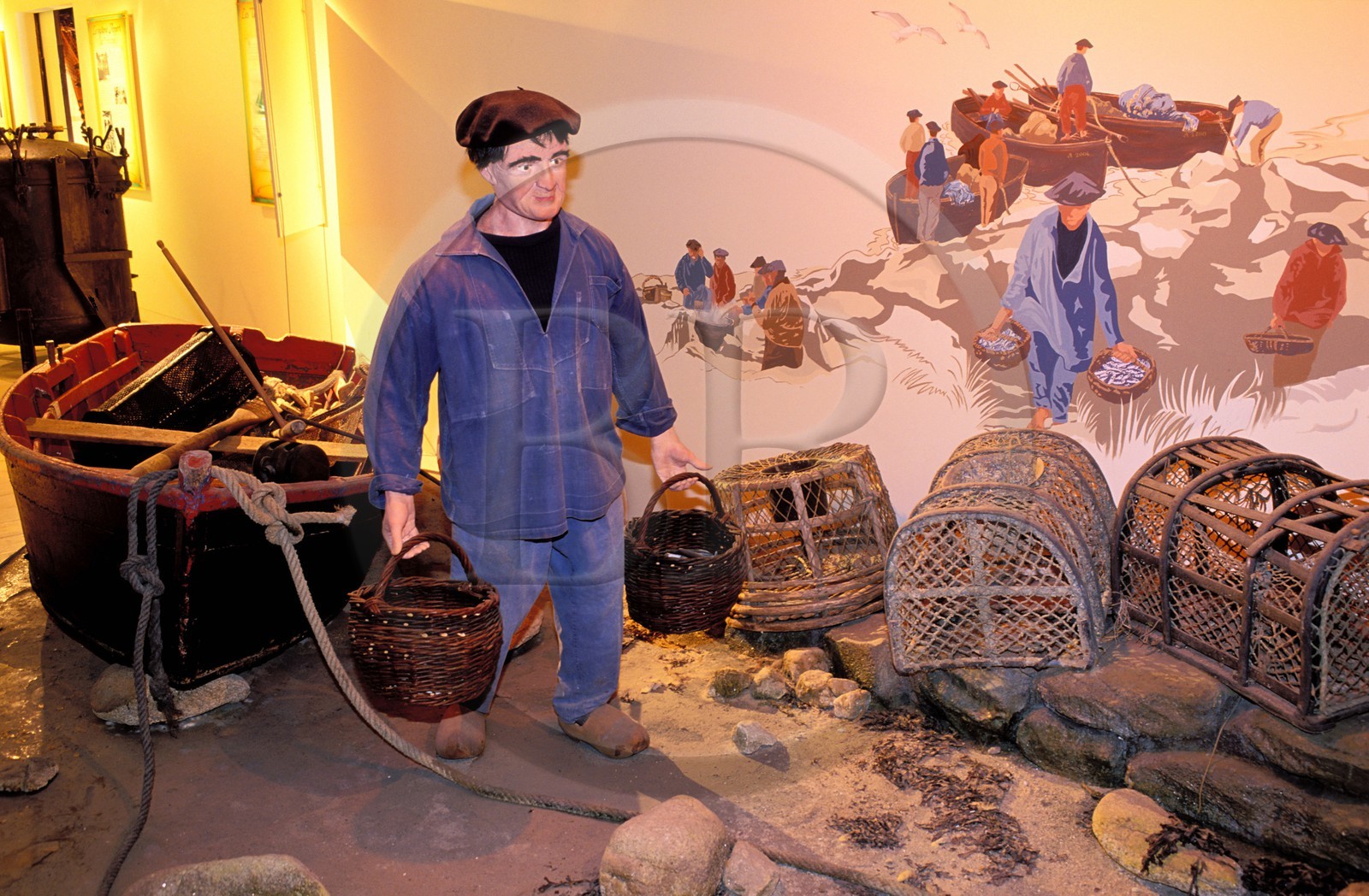 France, Morbihan, Quiberon, Museum of the canning factory La Belle iloise