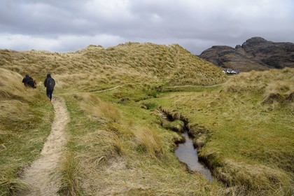 Royaume-Uni, Ecosse, Highland, Lochaber, dunes de Sanna à l'extrémité ouest de la péninsule d'Ardnamurchan