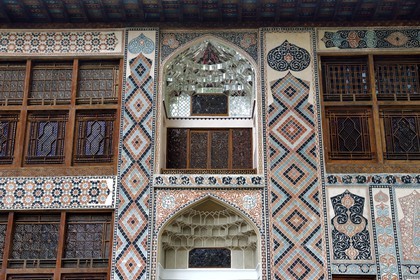 Azerbaïdjan, Sheki (Shaki), Palais des Khans de Shaki construit en 1797 par Muhammed Hasan Khan