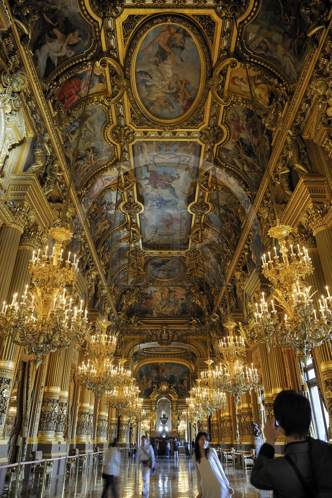 France, Paris (75), l'Opéra Garnier, le Grand Foyer