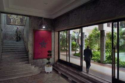 Morocco, Casablanca, the Gran Casablanca Wilaya (former city hall) on Mohammed V square, built between 1928 and 1936 by the architect Marius Boyer