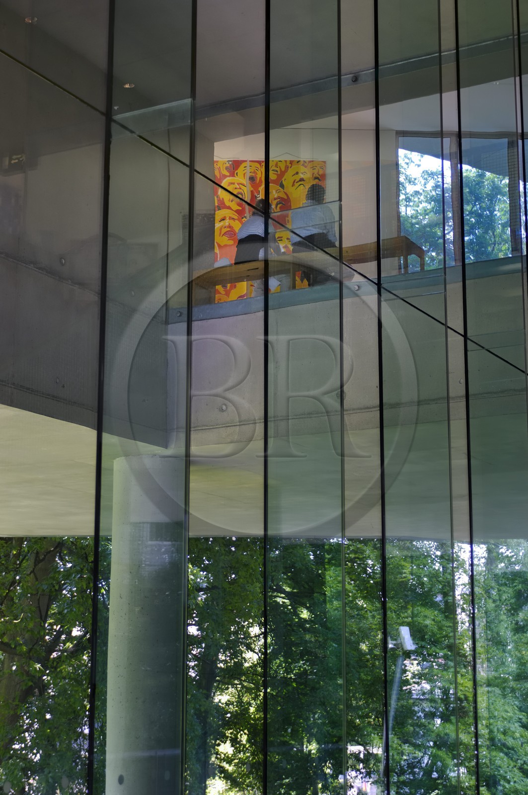 Irlande, Cork, University College Cork, la Glucksman Gallery (art contemporain) par les architectes O'Donnell & Tuomey