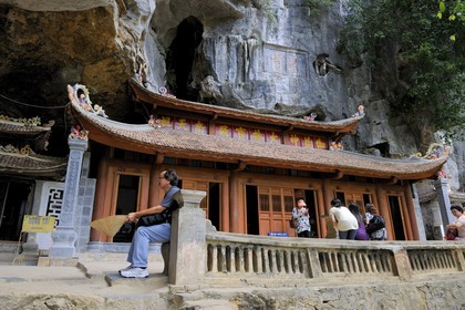 Vietnam, Ninh Binh province, Bich Dong pagoda, second temple