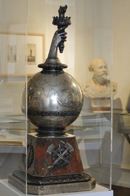 France, Haut Rhin, Colmar, Museum and birth house of Bartholdi, Statue of Liberty hand