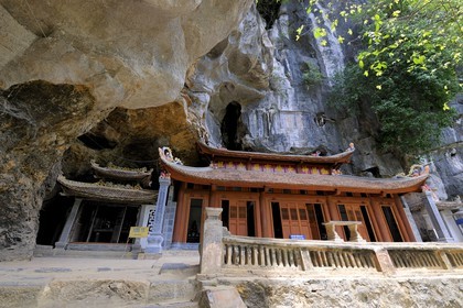 Vietnam, Ninh Binh province, Bich Dong pagoda, second temple