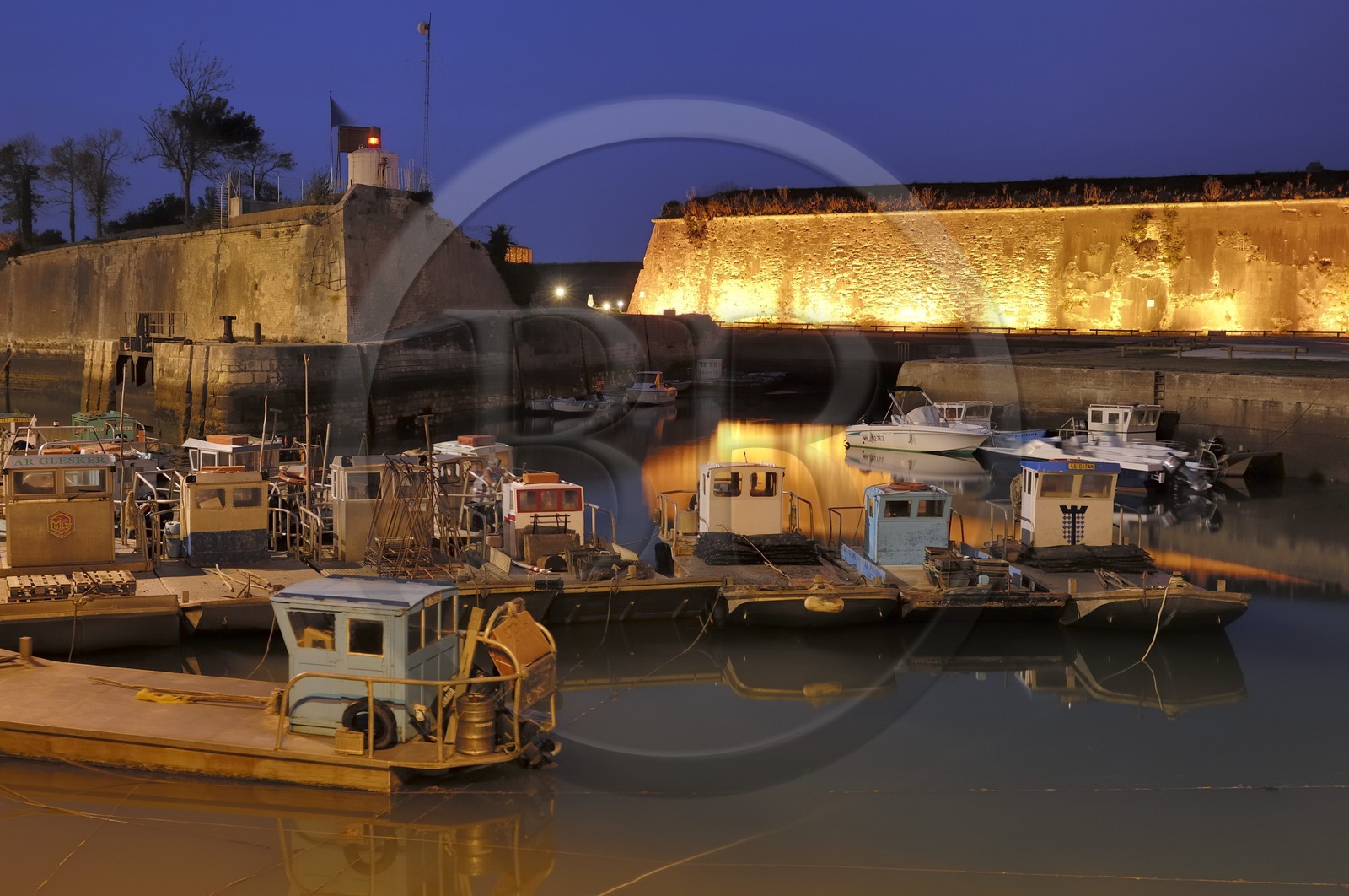 France, Charente-Maritime (17), Ile d'Oléron, Le Château d'Oléron, le port