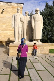 Turquie, Anatolie centrale, Ankara, le mausolée d'Atatürk