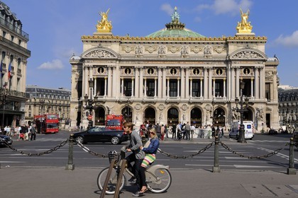 France, Paris (75), l'Opéra Garnier, la façade principale au sud