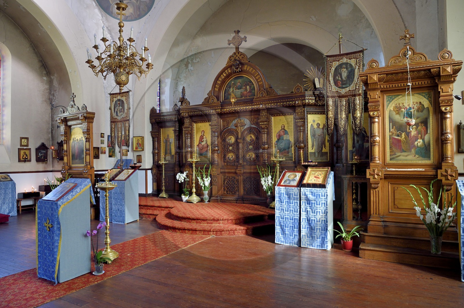 France, Pyrenees Atlantiques, Basque Country, Biarritz, the Russian Orthodox Church built in 1892 on the imperial estate