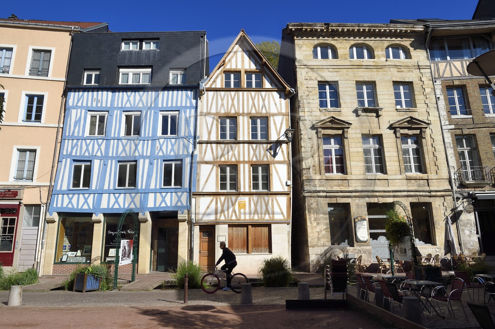 France, Seine-Maritime (76), Rouen, la rue Eau-de-Robec