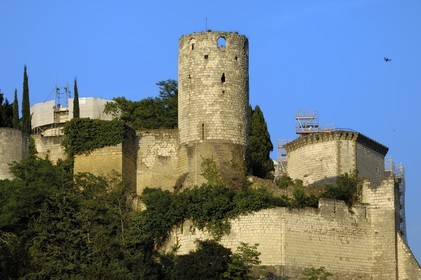 France, Indre et Loire (37), Vallée de la Loire classée Patrimoine Mondial de l' UNESCO, Chinon, le château, la Tour du Moulin