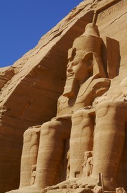 Egypte, Haute Egypte, Nubie, Abou Simbel, site classé Patrimoine Mondial de l'UNESCO, temple de Ramsès II