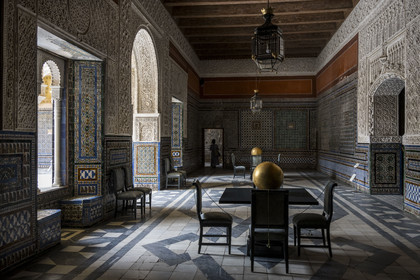 Espagne, Andalousie, Séville, la Casa de Pilatos (la maison de Pilate), palais de style mudéjar