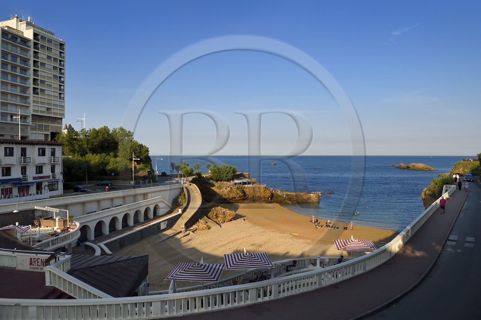 France, Pyrénées-Atlantiques (64), Pays-Basque, Biarritz, plage du Port-Vieux