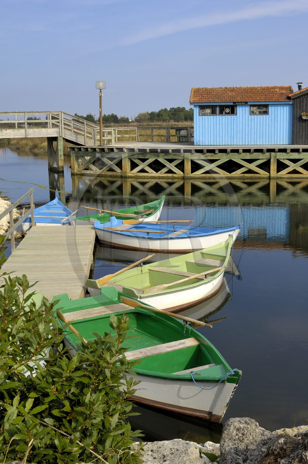 France, Charente-Maritime (17), Ile d'Oléron, le port des Salines