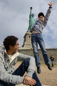 Etats-Unis, New York, Liberty Island, statue de la Liberté, classée Patrinoine Mondial de l'UNESCO
