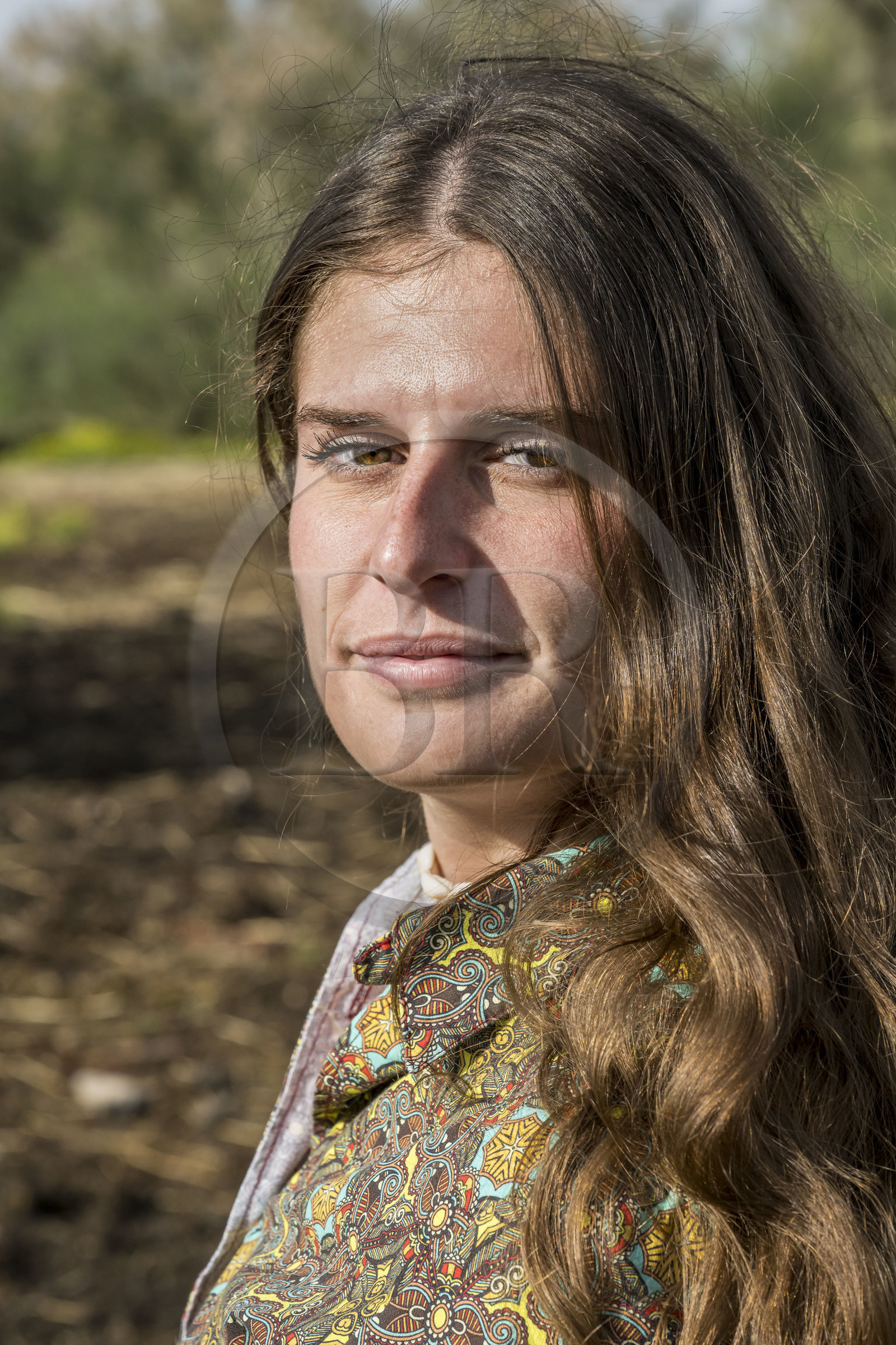 France, Gard (30), Saint-Gilles du Gard, manade Pierre Aubanel & fils, Pauline Aubanel