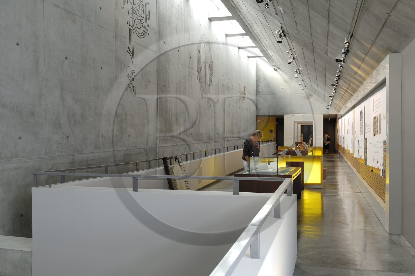 France, Manche (50), Avranches, le Scriptorial (musée des manuscrits du Mont Saint-Michel)