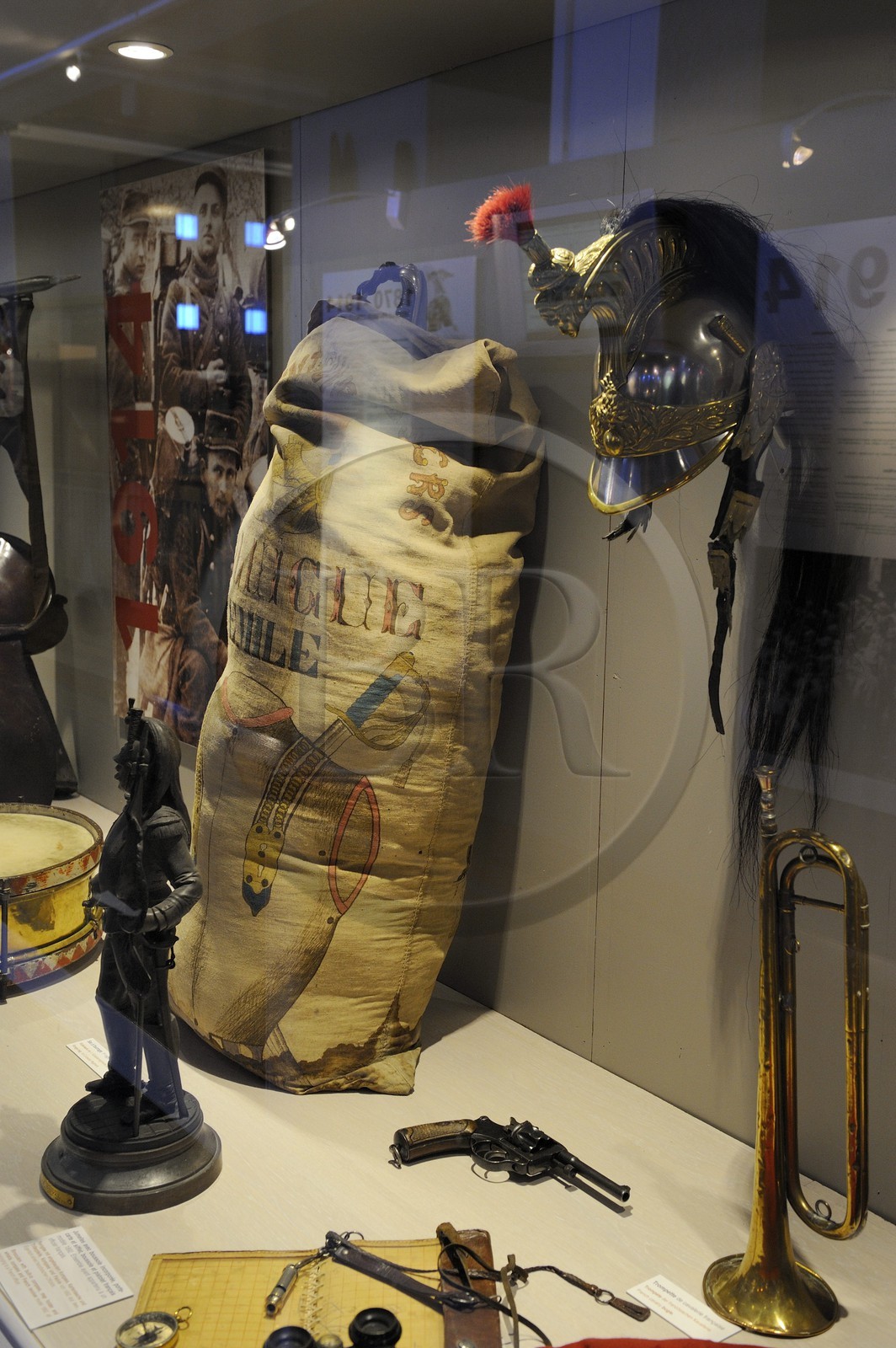 France, Meuse, Verdun area, Fleury devant Douaumont, Verdun Memorial built on the site of the destroyed village railway station