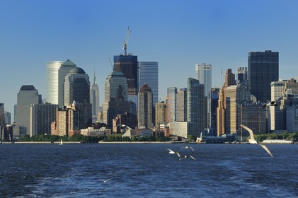 Etats-Unis, New York, pointe Sud de Manhattan, immeubles du Financial District