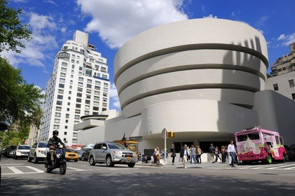 Etats-Unis, New York, Manhattan, musée Solomon R. Guggenheim de l'architecte Frank Lloyd Wright