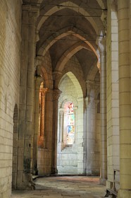 France, Nièvre (58), La Charité-sur-Loire, église prieuriale Notre-Dame, déambulatoire