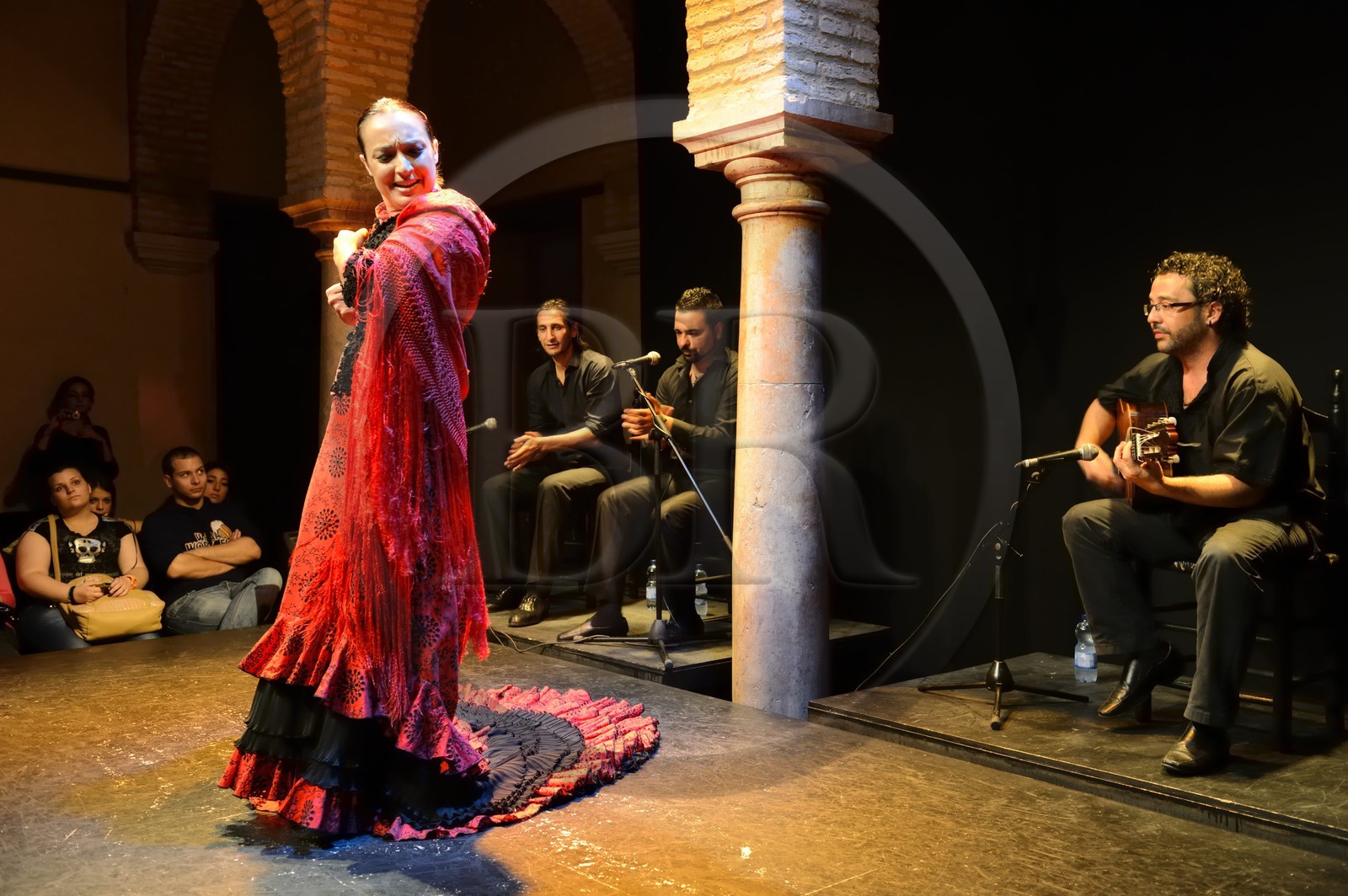 Espagne, Andalousie, Séville, quartier de Santa Cruz, musée de la dance flamenco
