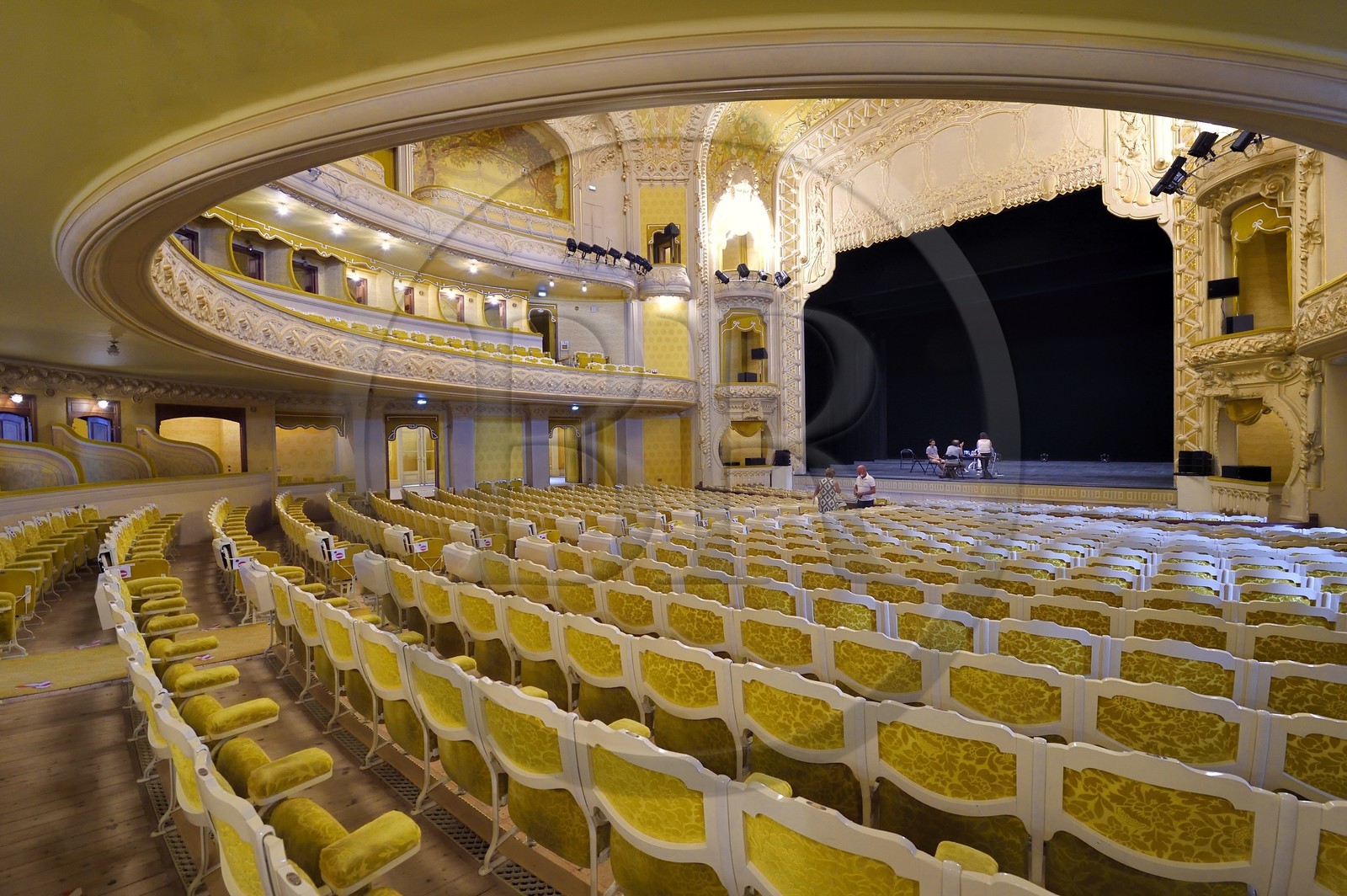 France, Allier (03), Vichy, Palais des Congrès et Opéra, la salle art Nouveau de l'Opéra