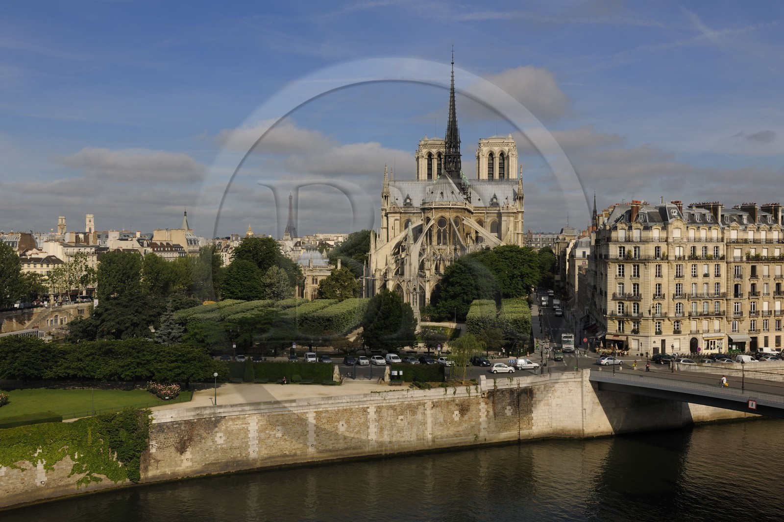 France, Paris (75), les rives de la Seine classées Patrimoine Mondial de l'UNESCO, île de la Cité, la cathédrale Notre-Dame