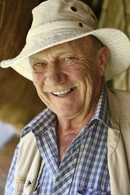 Zimbabwe, Midlands Province, Gweru, Andrew Connolly, creator and owner of Antelope Park home to ALERT (African Lion and Environmental Research Trust)