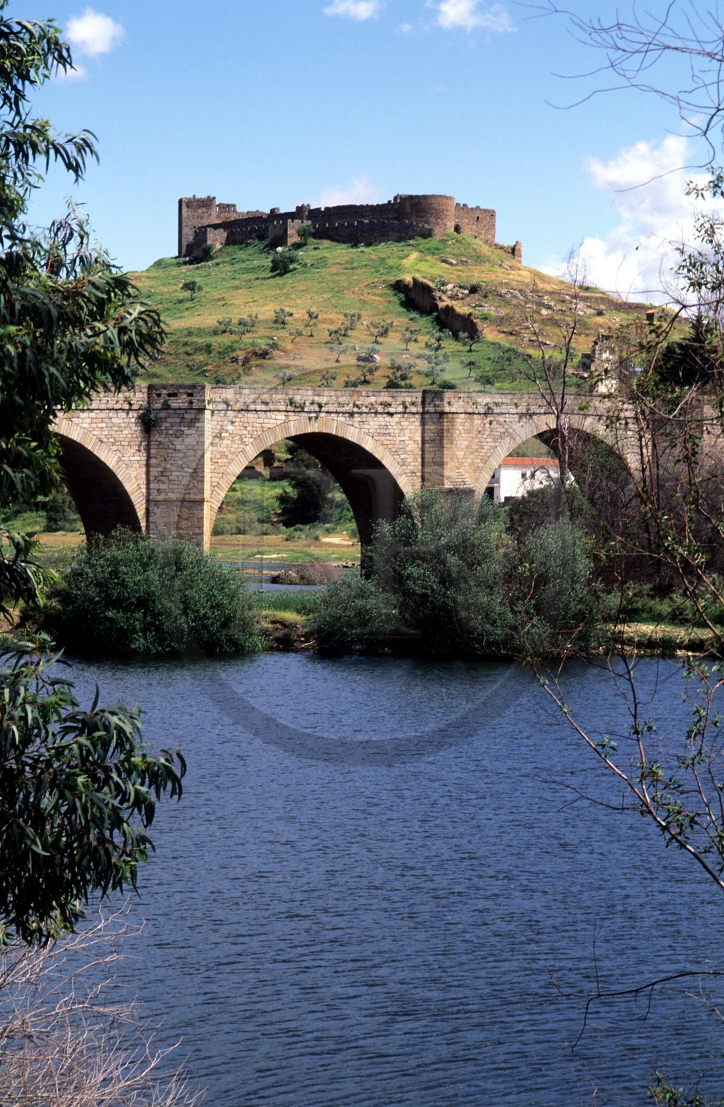Spain, Estremadura, Medelin, (Cortes birthplace), roman bridge