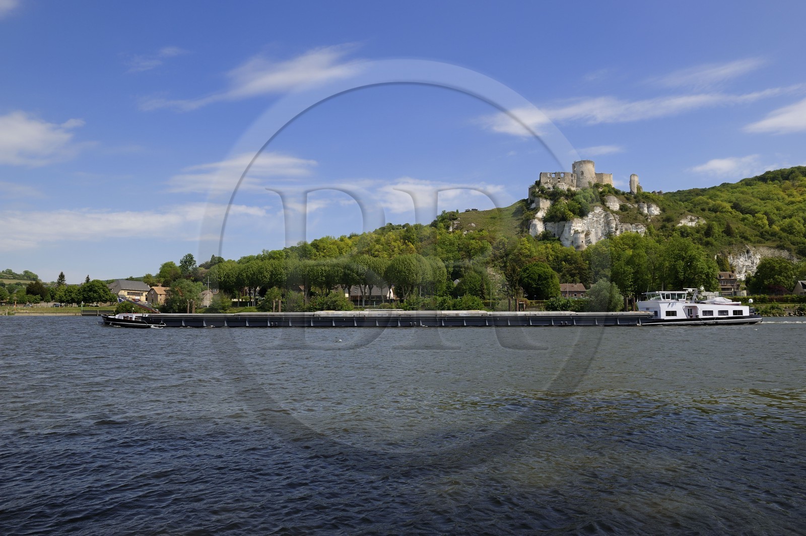 France, Eure (27), Les Andelys, Château-Gaillard, forteresse du XIIe siècle construite par Richard Coeur de Lion