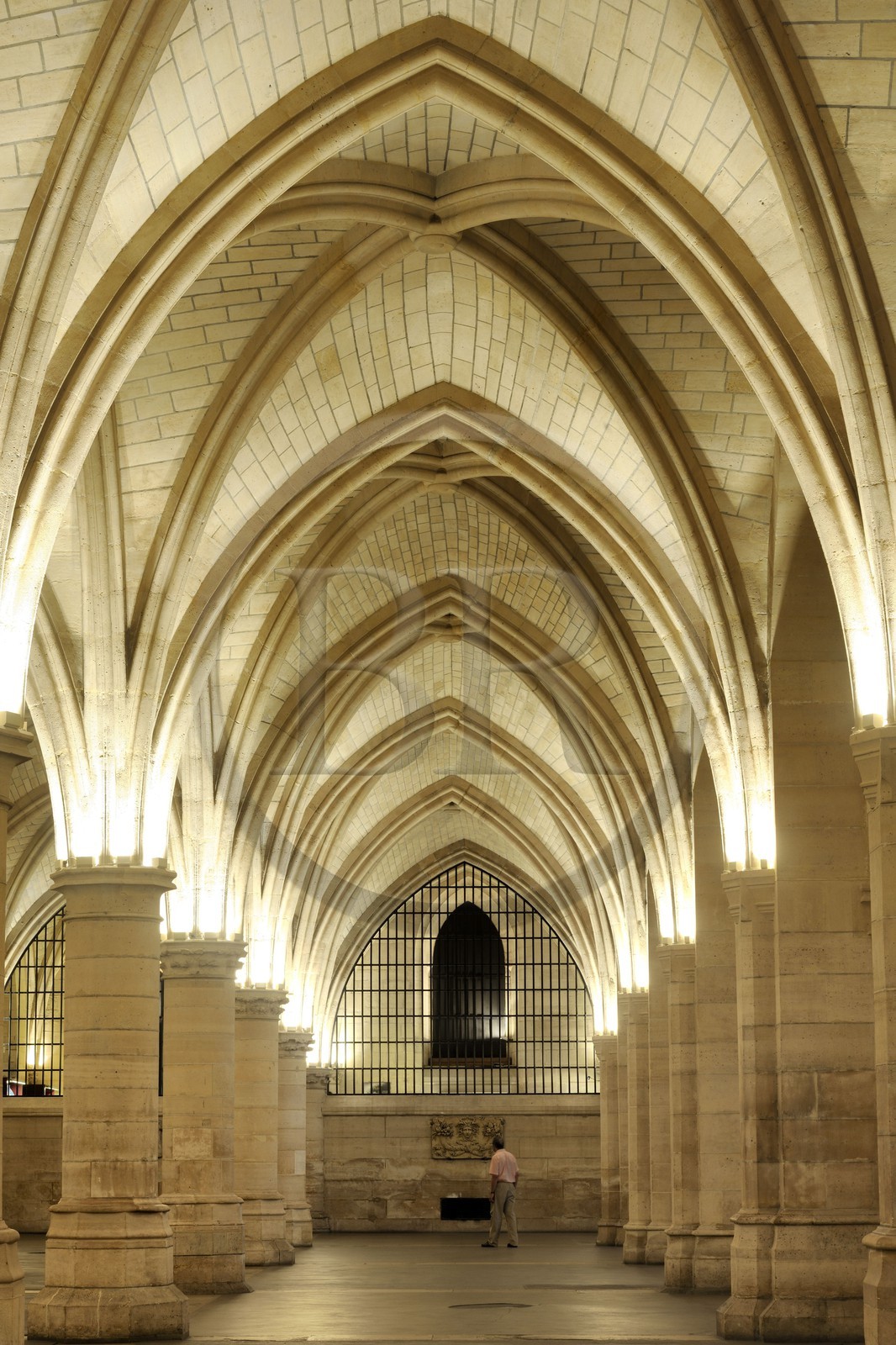 France, Paris (75), Ile de la Cité, la Conciergerie dans le Palais de Justice, la salle des Gens d'armes (1302)