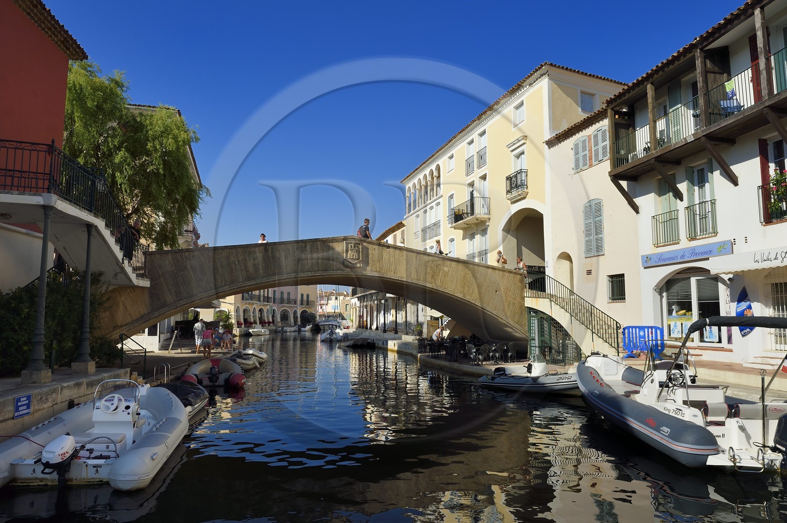 France, Var, Gulf of St Tropez, the Port Grimaud seaside town