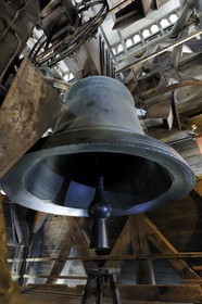 France, Paris (75), île de la Cité, la cathédrale Notre-Dame, le grand bourdon