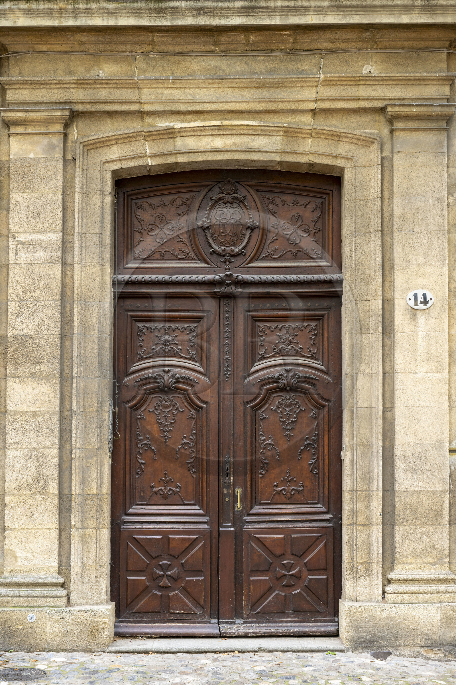 France, Bouches du Rhone, Aix en Provence, Hotel Raousset-Boulbon private mansion at 14 cours Mirabeau