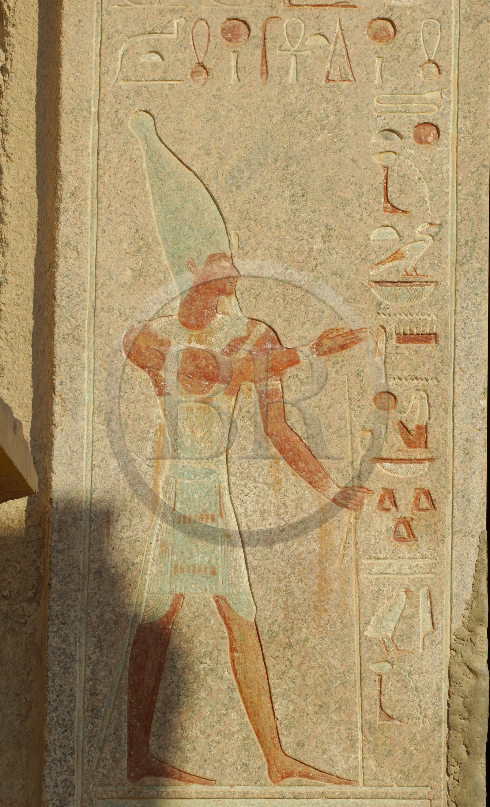 Egypte, Haute Egypte, vallée du Nil, environs de Louxor, nécropole thébaine classée Patrimoine Mondial de l'UNESCO, Thèbes Ouest, Deir el Bahari, temple d'Hatchepsout