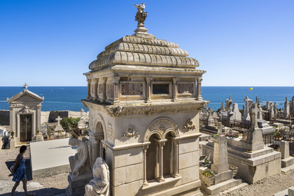 France, Hérault (34), Sète, Cimetière Saint-Charles dit cimetière Marin