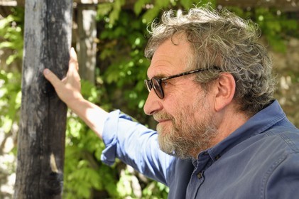 France, Alpes-Maritimes (06), Saint Paul de Vence, Olivier Kaeppelin Président de la Biennale Internationale de Saint-Paul de Vence