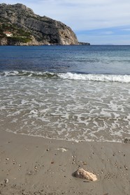 France, Bouches-du-Rhône (13), Marseille, Parc national des Calanques, Calanque de Sormiou