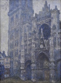 France, Seine-Maritime (76), Rouen, le musée des Beaux-Arts, tableau du Portail de la cathédrale de Rouen, temps gris par Claude Monet, 1892