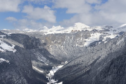 France, Haute-Savoie (74), Avoriaz sur les hauteurs de Morzine