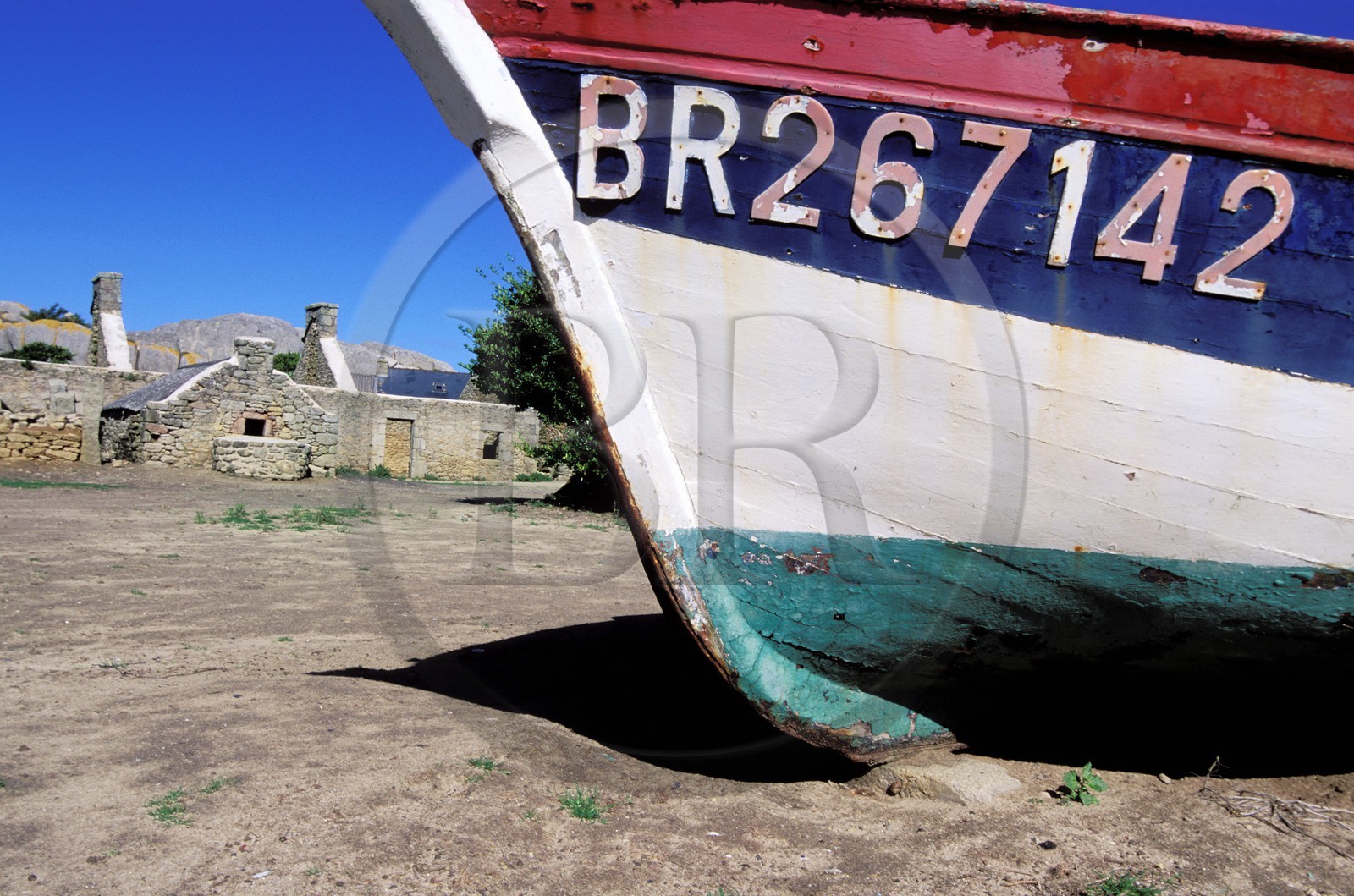 France, Finistère (29), Brignogan-Plages, Ménéham, ancien village de pêcheurs-naufrageurs