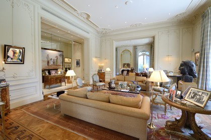 France, Alpes Maritimes, Cannes, the Villa La Californie where Picasso lived, today renamed the Pavillon de Flore by Marina Picasso, the living room