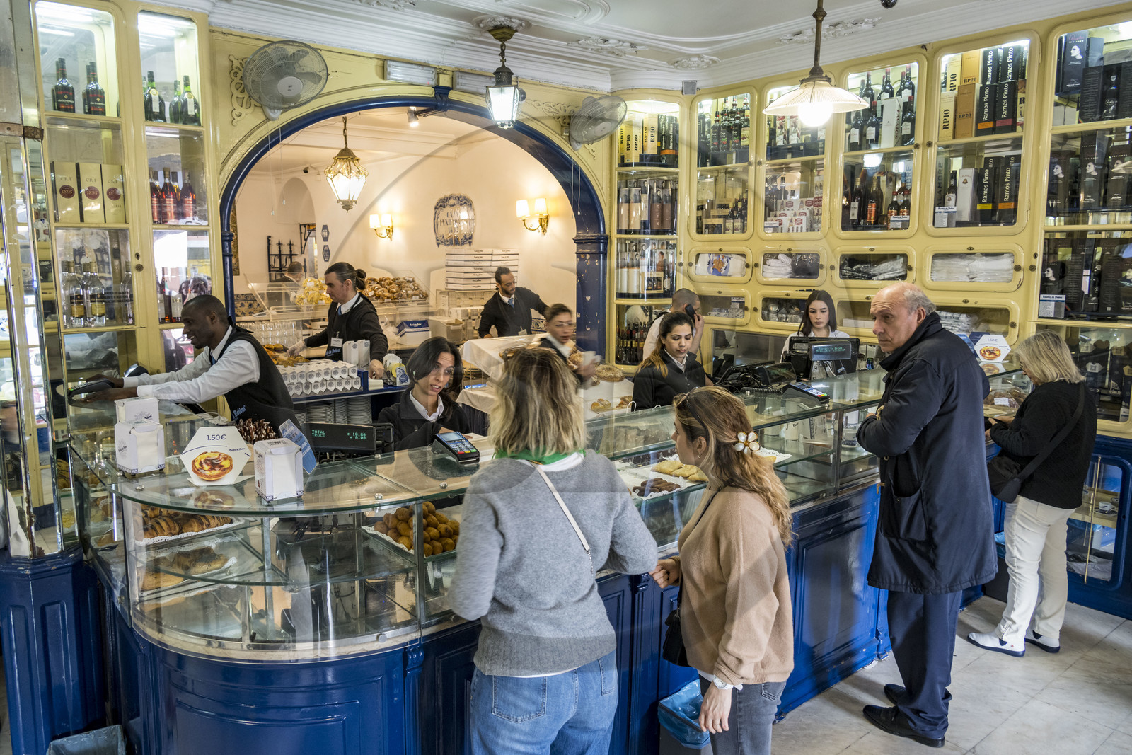 Portugal, Lisbonne, Bélem, la très réputée patisserie Pasteis de Belem