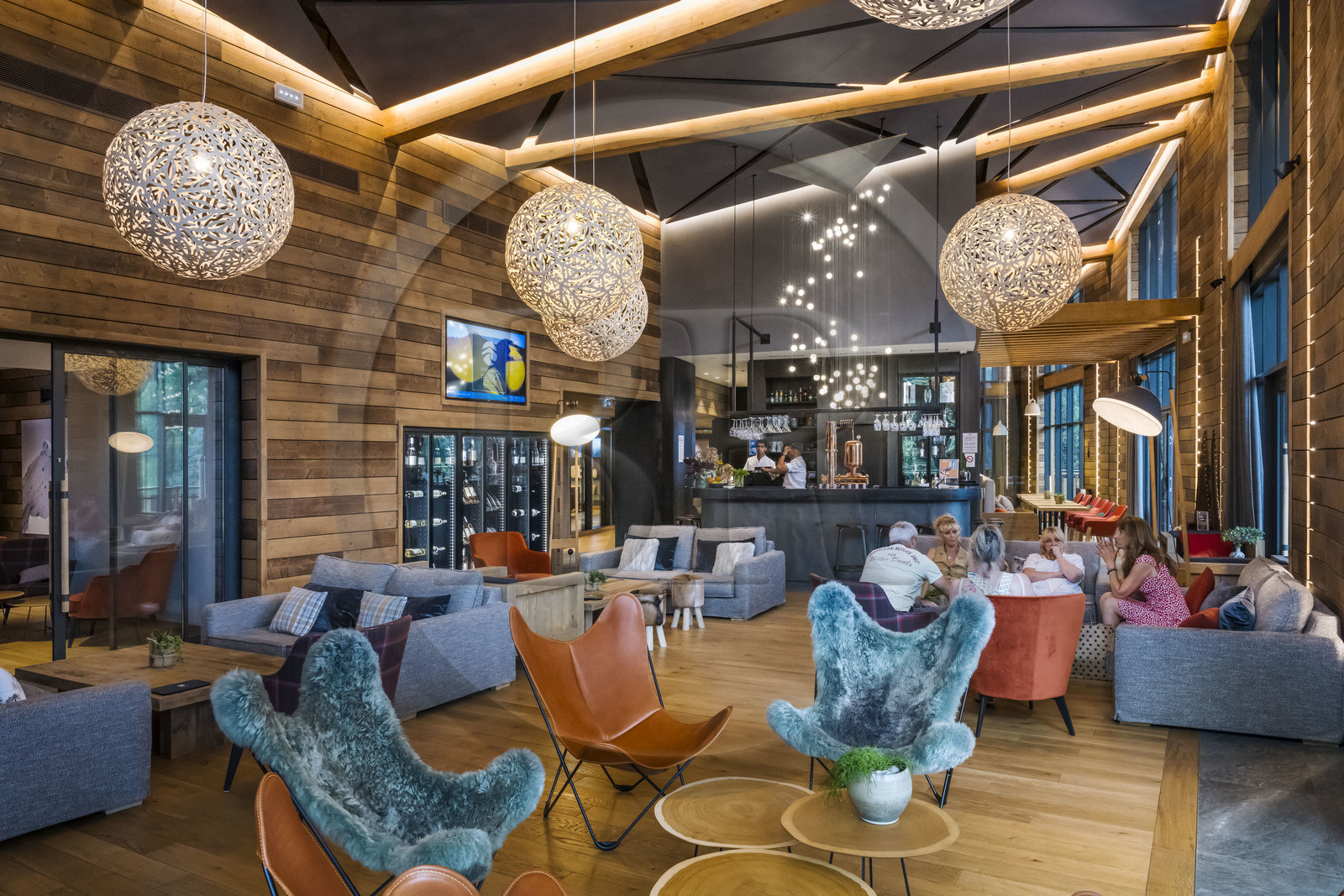 France, Alpes-Maritimes (06), parc national du Mercantour, Haute-Vésubie, Saint-Martin-Vésubie, Pure Montagne resort